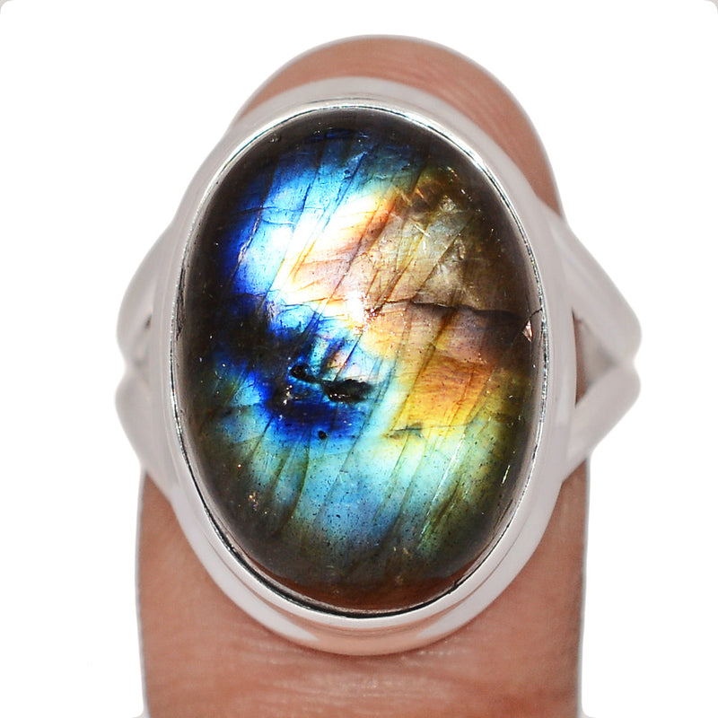 Multi Fire Labradorite Ring - MFLR1581