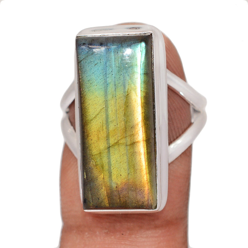 Multi Fire Labradorite Ring - MFLR1582