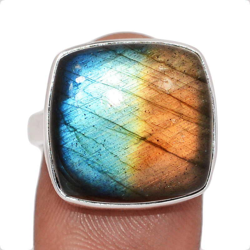 Multi Fire Labradorite Ring - MFLR1583