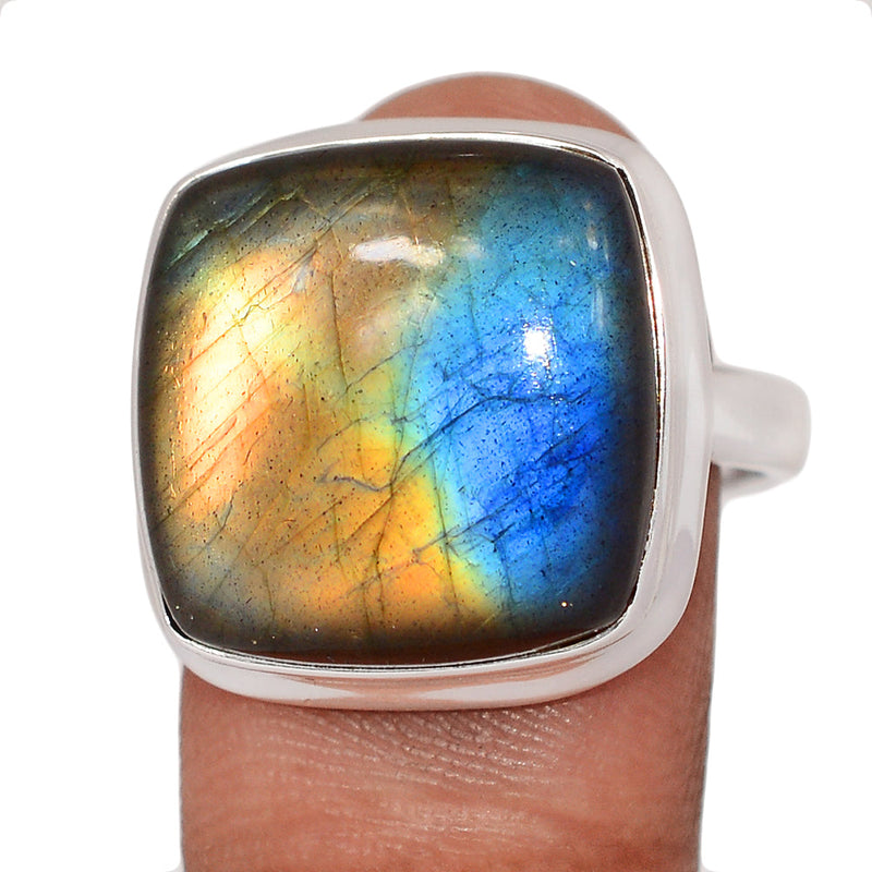Multi Fire Labradorite Ring - MFLR1585