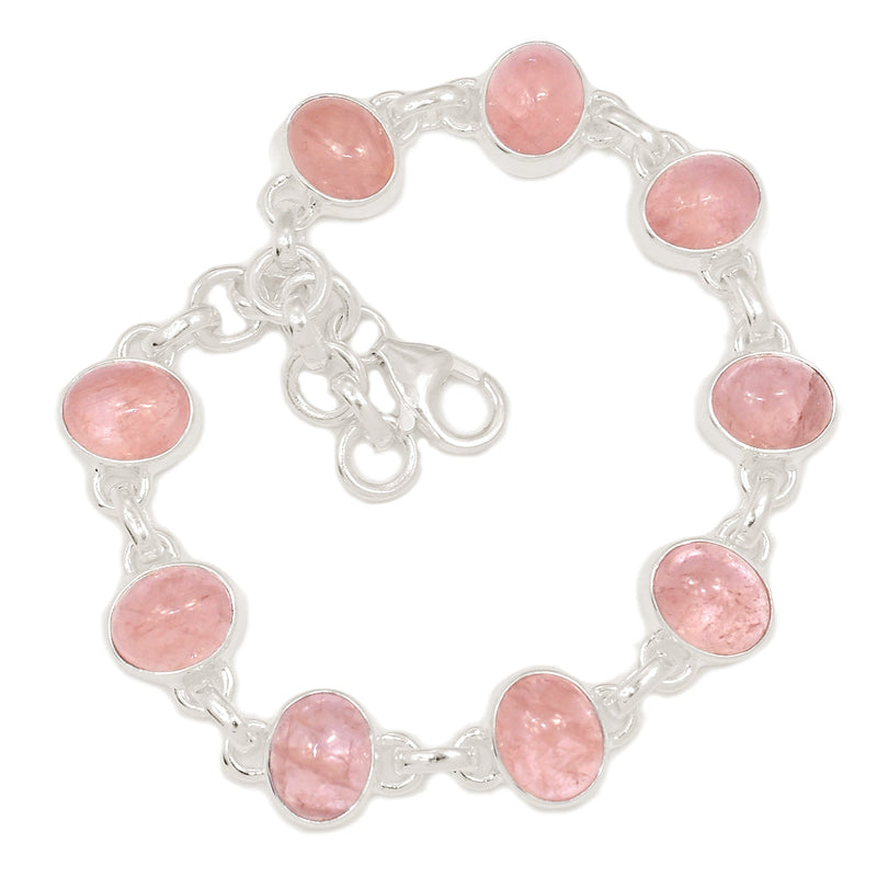 8.5" Morganite Cabochon Bracelets - MGCB13