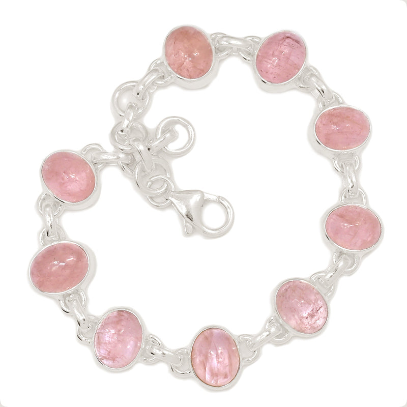8.5" Morganite Cabochon Bracelets - MGCB14