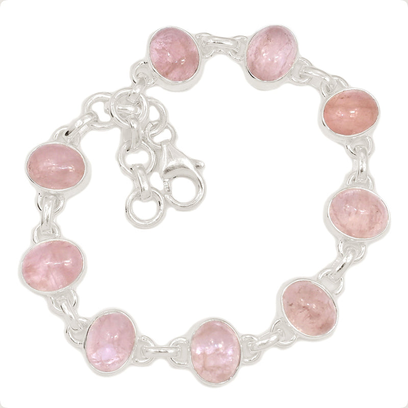 8.6" Morganite Cabochon Bracelets - MGCB19