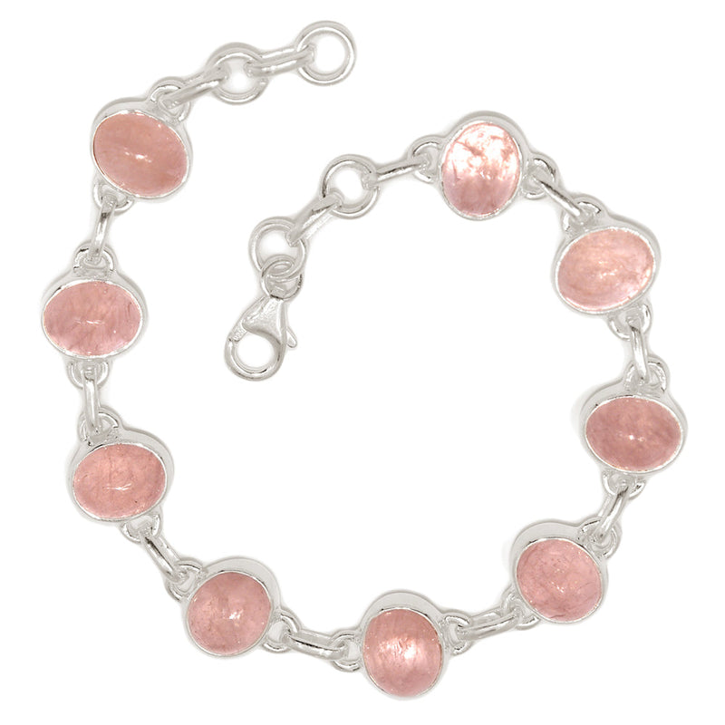 8.5" Morganite Cabochon Bracelets - MGCB21