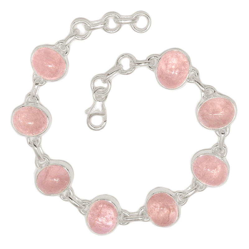 8.5" Morganite Cabochon Bracelets - MGCB22