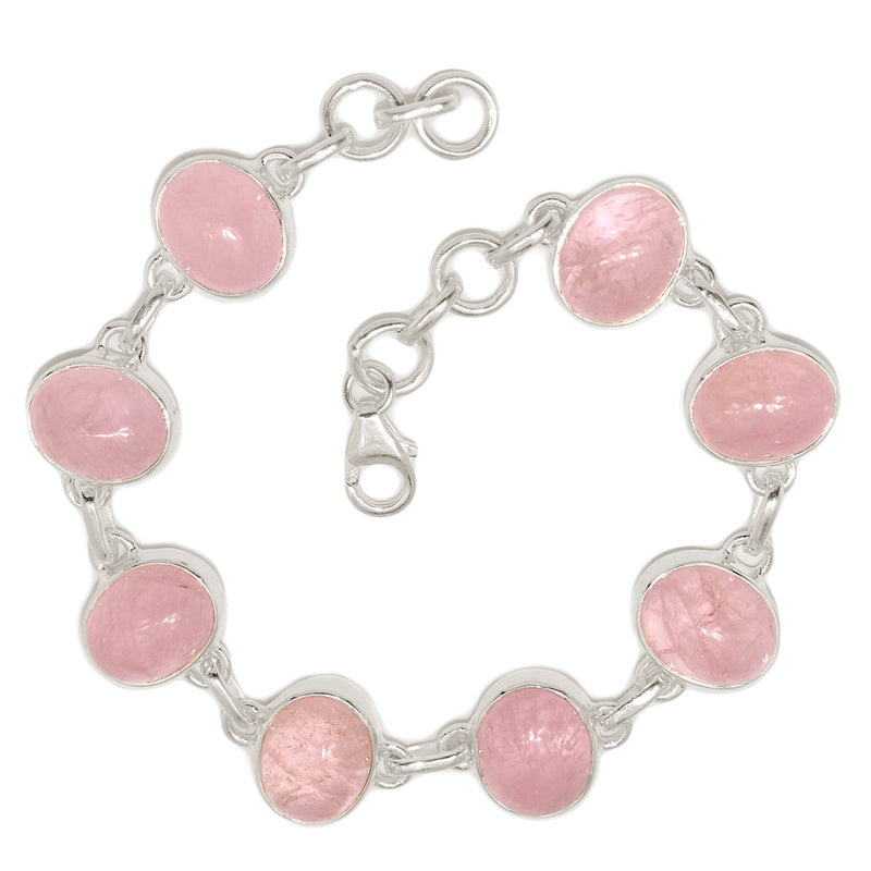 8.5" Morganite Cabochon Bracelets - MGCB23