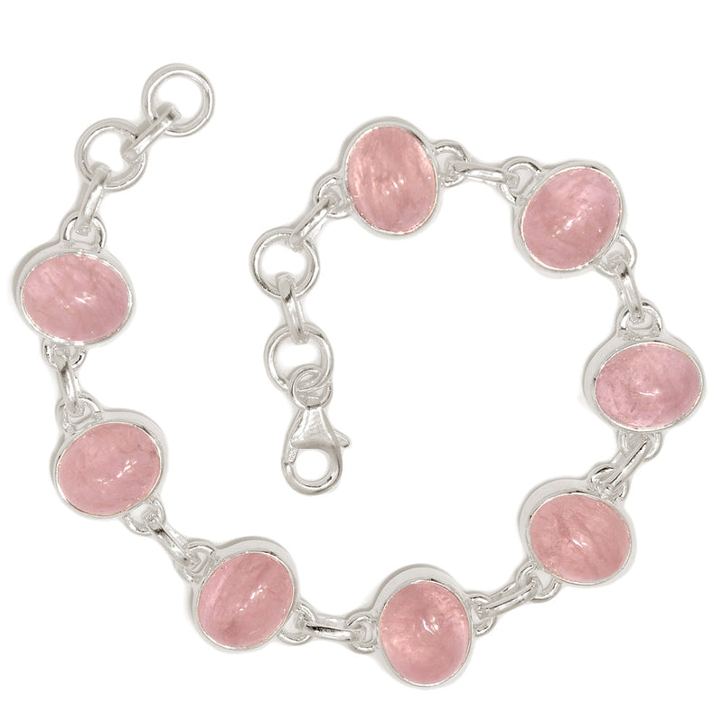8.2" Morganite Cabochon Bracelets - MGCB24