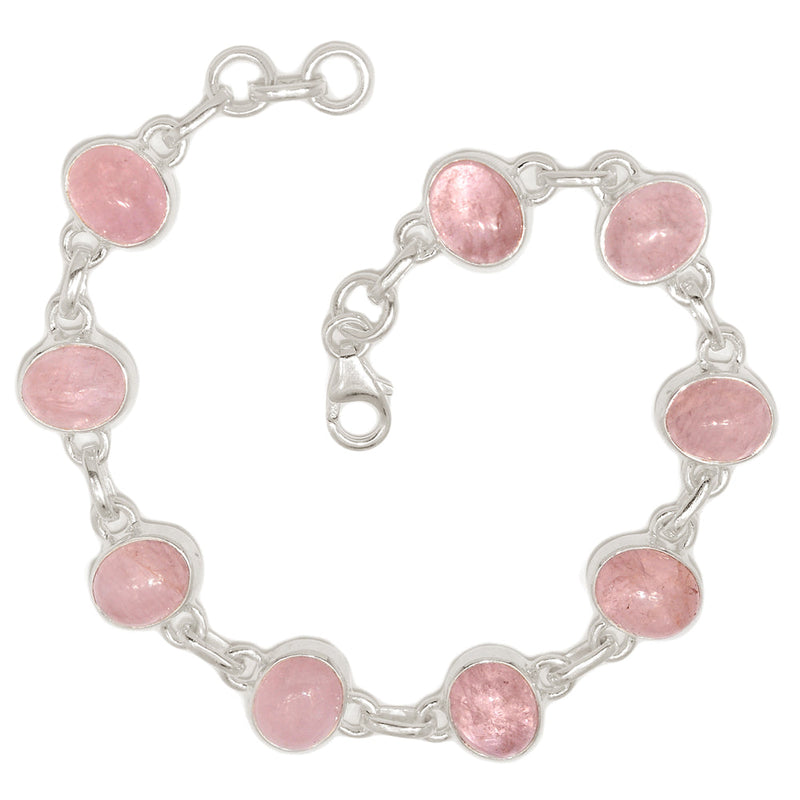 8.3" Morganite Cabochon Bracelets - MGCB25