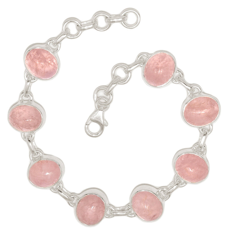 8.2" Morganite Cabochon Bracelets - MGCB26