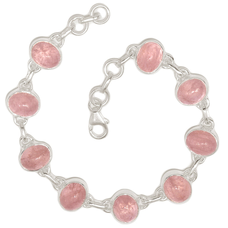 8.5" Morganite Cabochon Bracelets - MGCB27