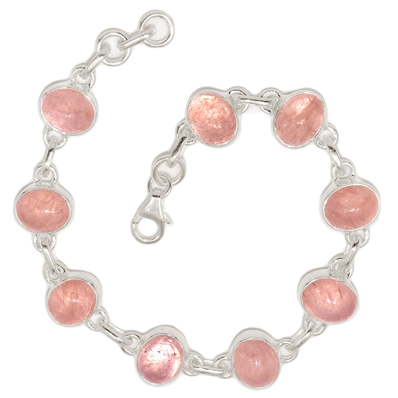 8.3" Morganite Cabochon Bracelets - MGCB31