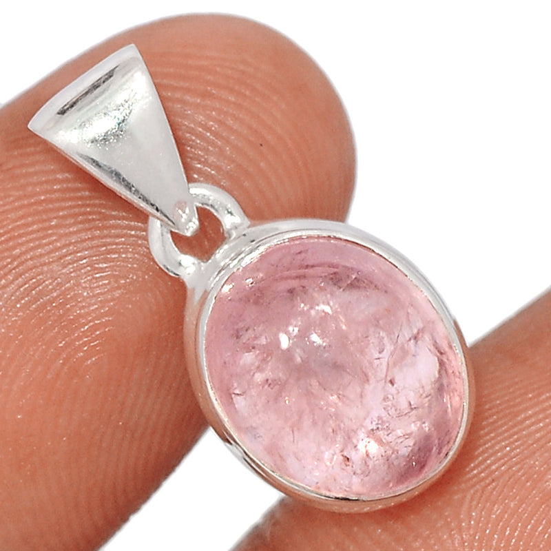 0.8" Morganite Cabochon Pendants - MGCP166