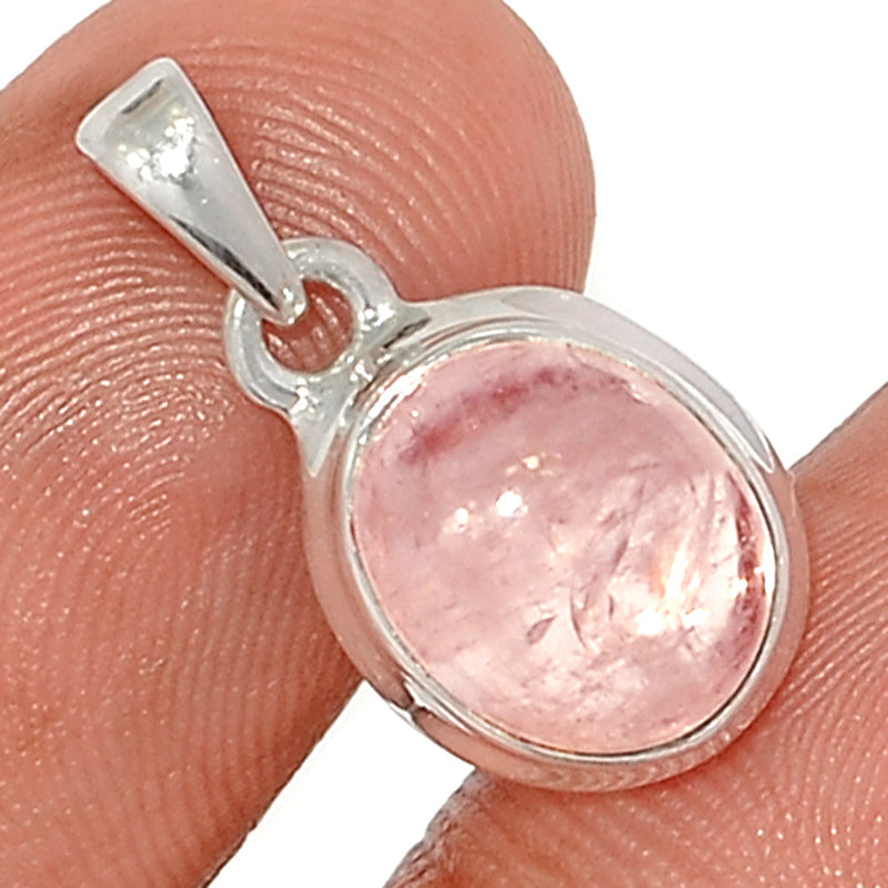 0.8" Morganite Cabochon Pendants - MGCP199