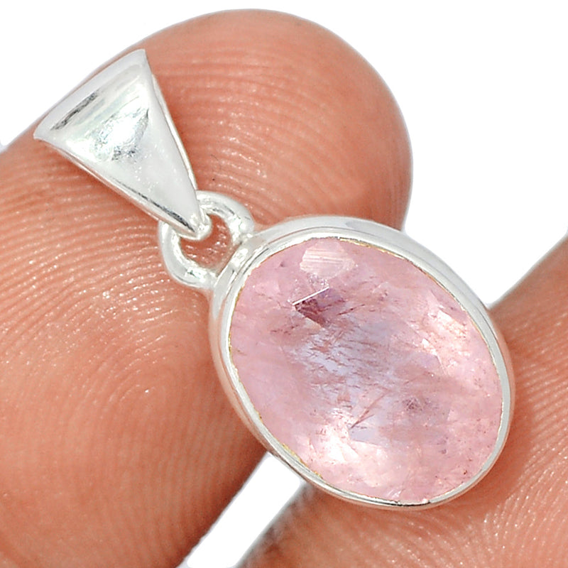 0.8" Morganite Faceted Pendants - MGFP549