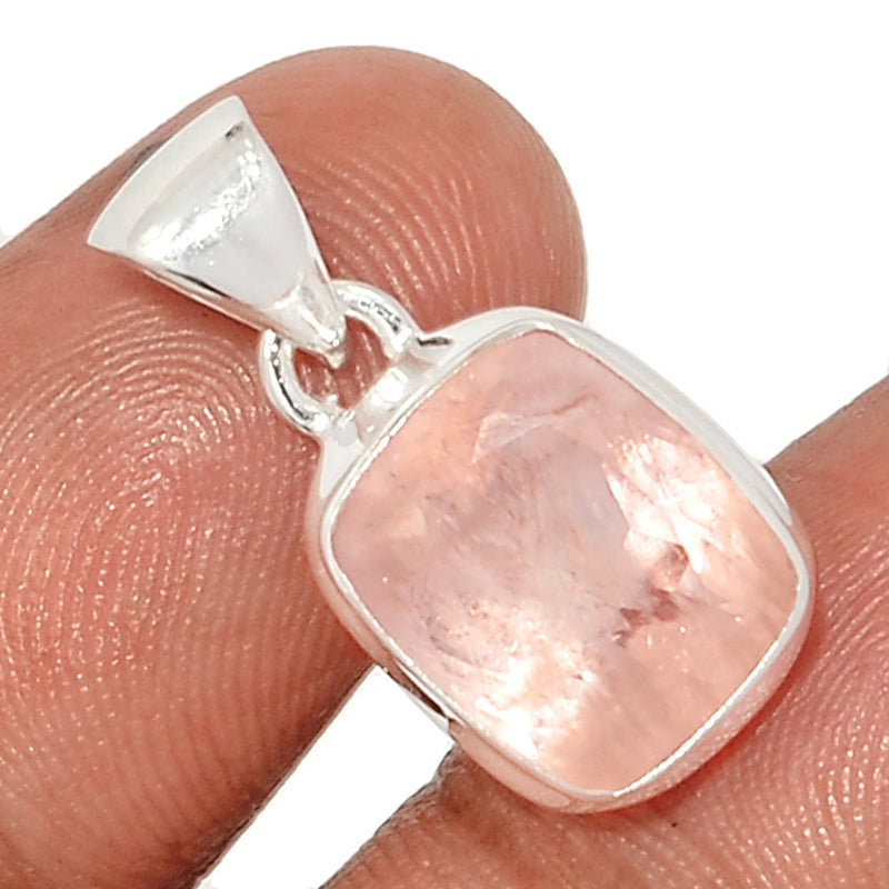 1" Morganite Faceted Pendants - MGFP568