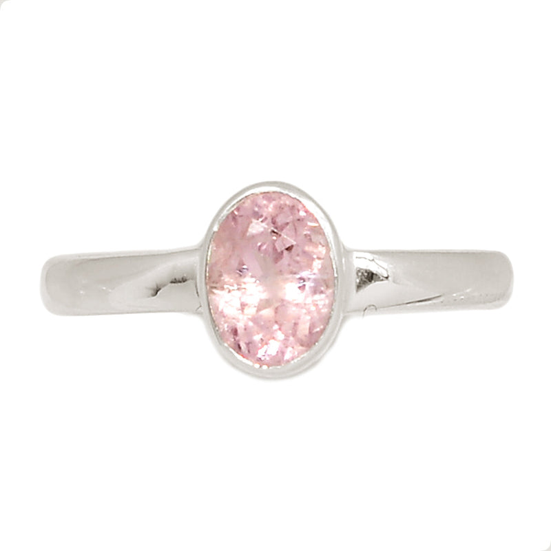 Morganite Faceted Ring - MGFR654