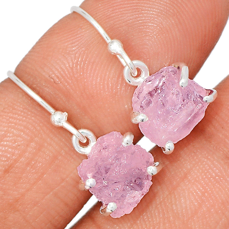 1" Claw - Morganite Rough Earrings - MGNE487