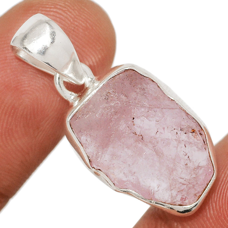 1.2" Morganite Rough Pendants - MGNP632