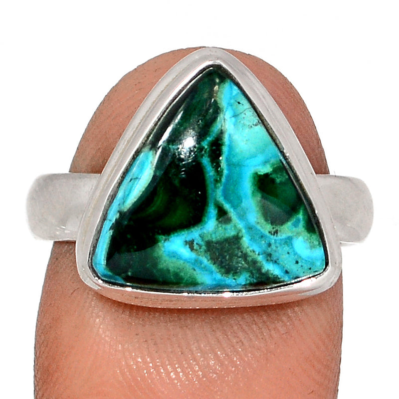 Malachite In Chrysocolla Ring - MICR1567