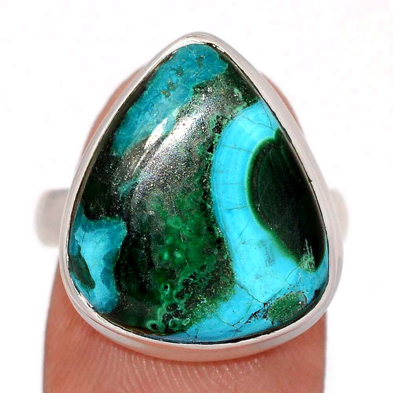 Malachite In Chrysocolla Ring - MICR1576