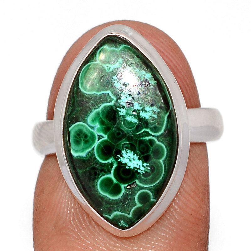Malachite In Chrysocolla Ring - MICR1615