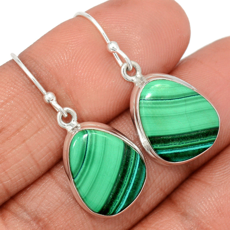 1.3" Malachite Earrings - MLAE1713