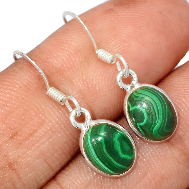1.1" Malachite Earrings - MLAE1807