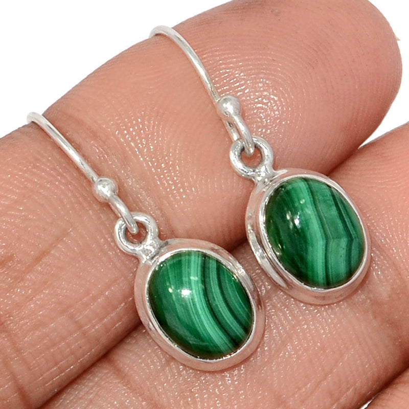 1.1" Malachite Earrings - MLAE1849
