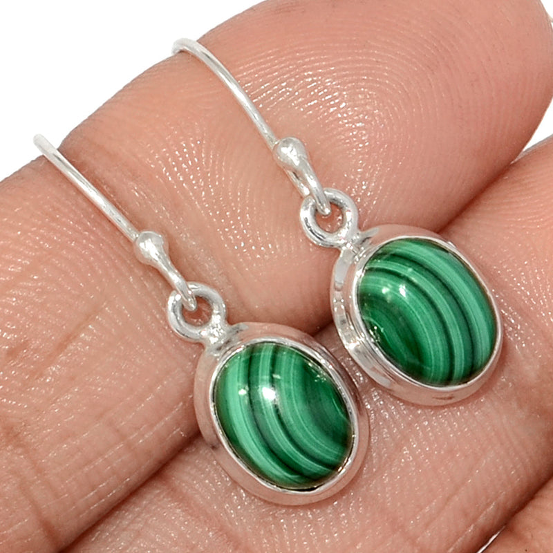 1.1" Malachite Earrings - MLAE1853