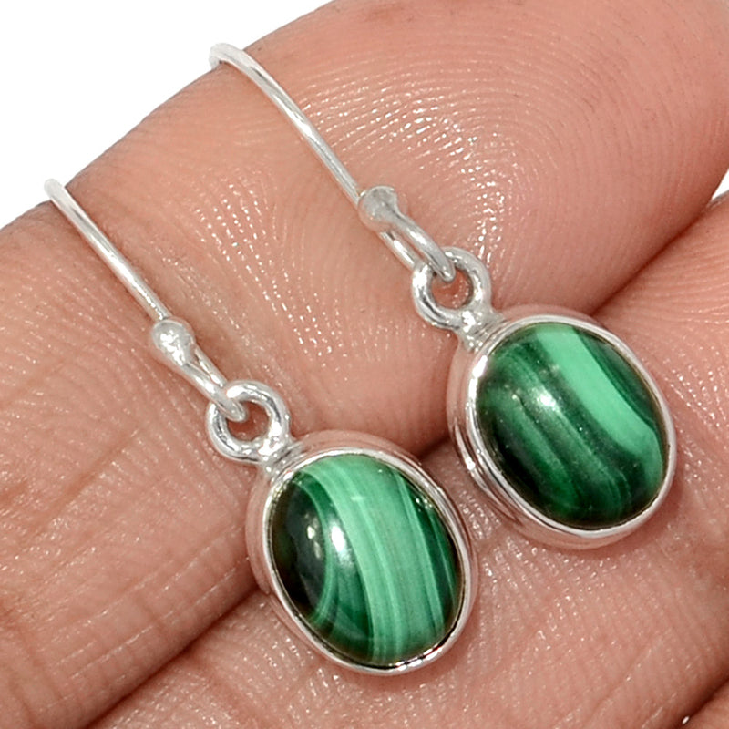 1.1" Malachite Earrings - MLAE1855
