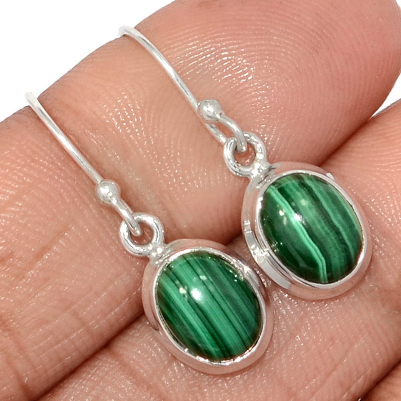 1.1" Malachite Earrings - MLAE1856