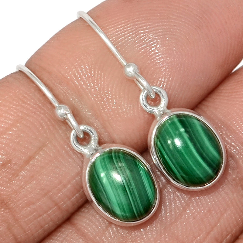 1.1" Malachite Earrings - MLAE1859