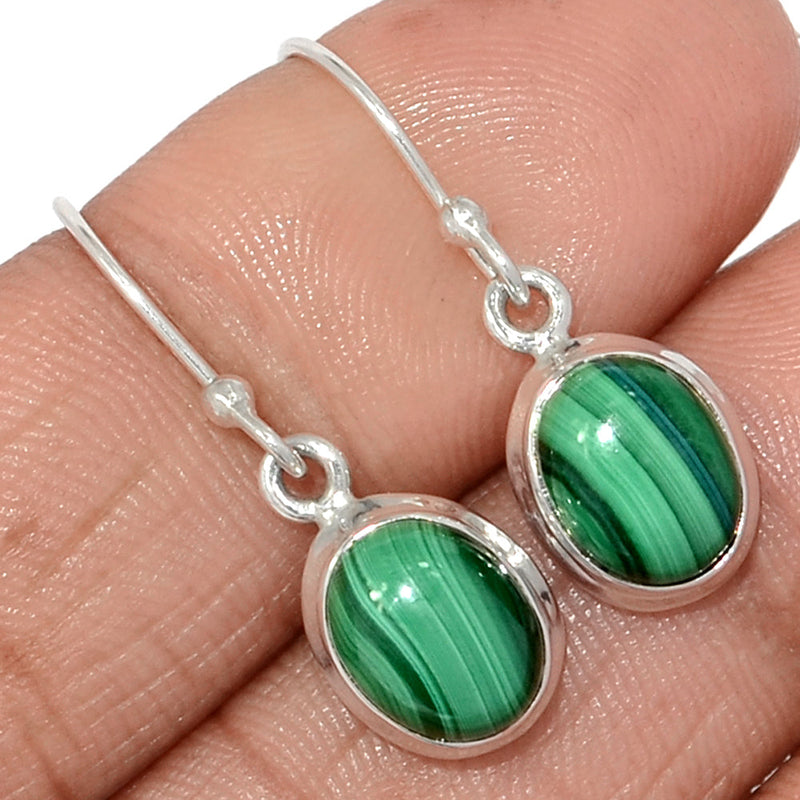 1.1" Malachite Earrings - MLAE1860