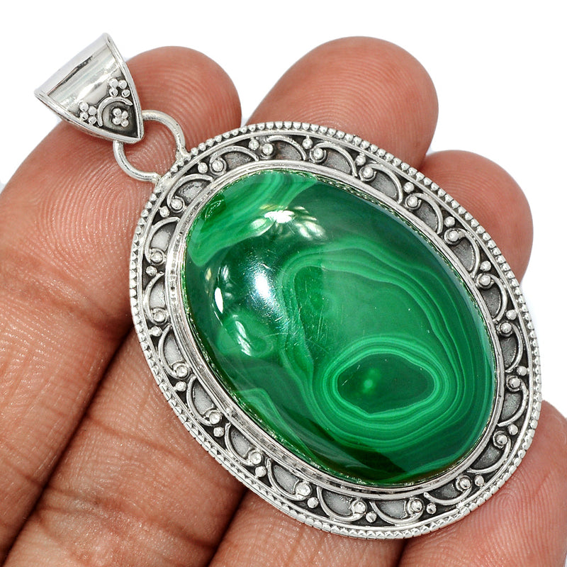 2.2" Malachite Pendants - MLAP3286