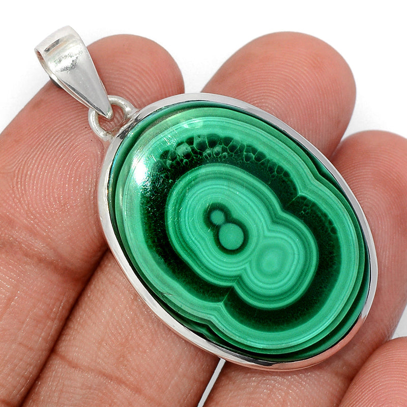 1.8" Malachite Pendants - MLAP3299