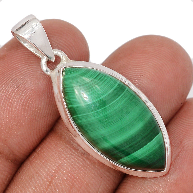 1.5" Malachite Pendants - MLAP3413