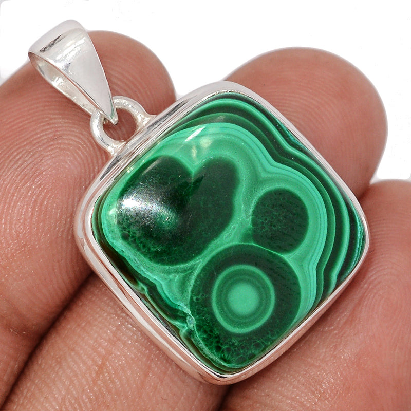 1.3" Malachite Pendants - MLAP3423