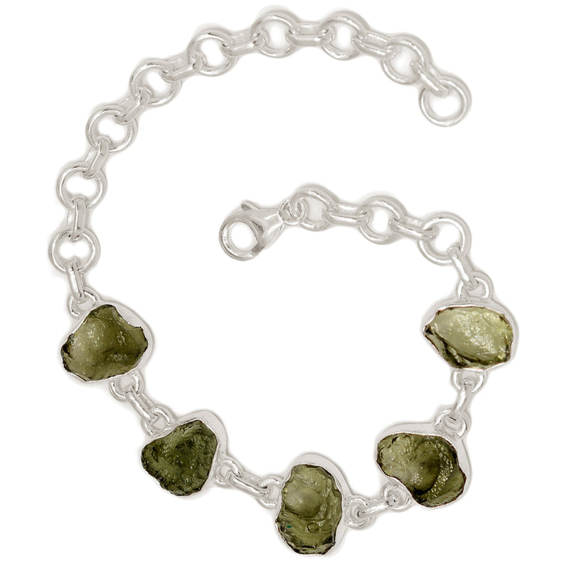 8" Moldavite Bracelets - MLDB71