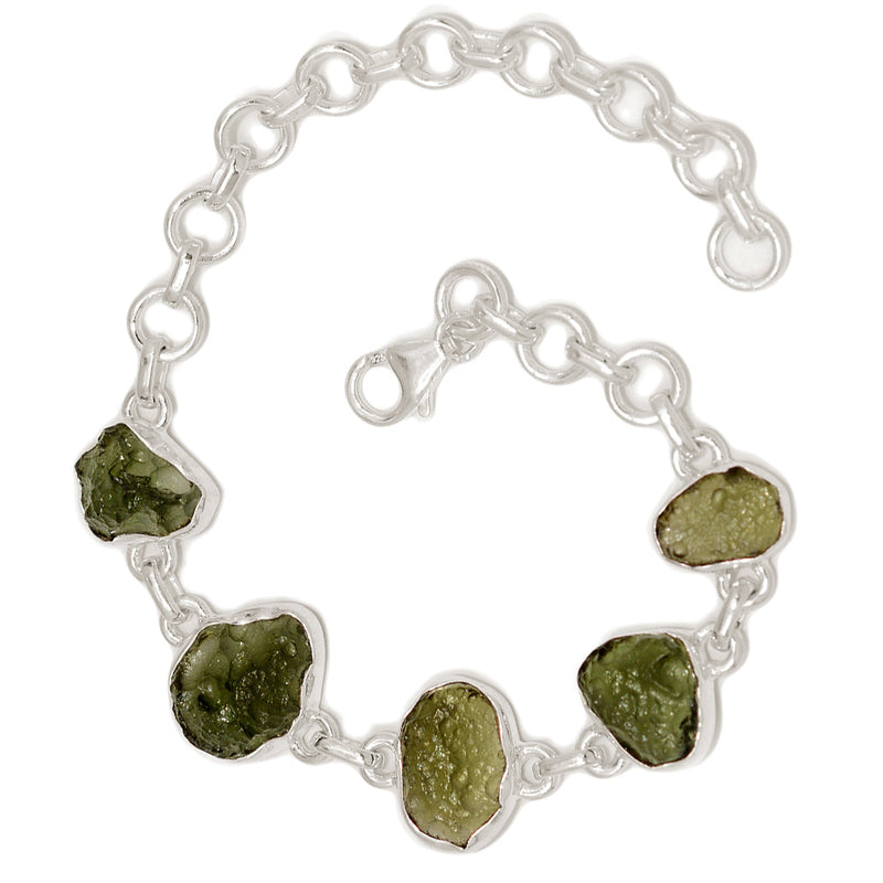8" Moldavite Bracelets - MLDB72