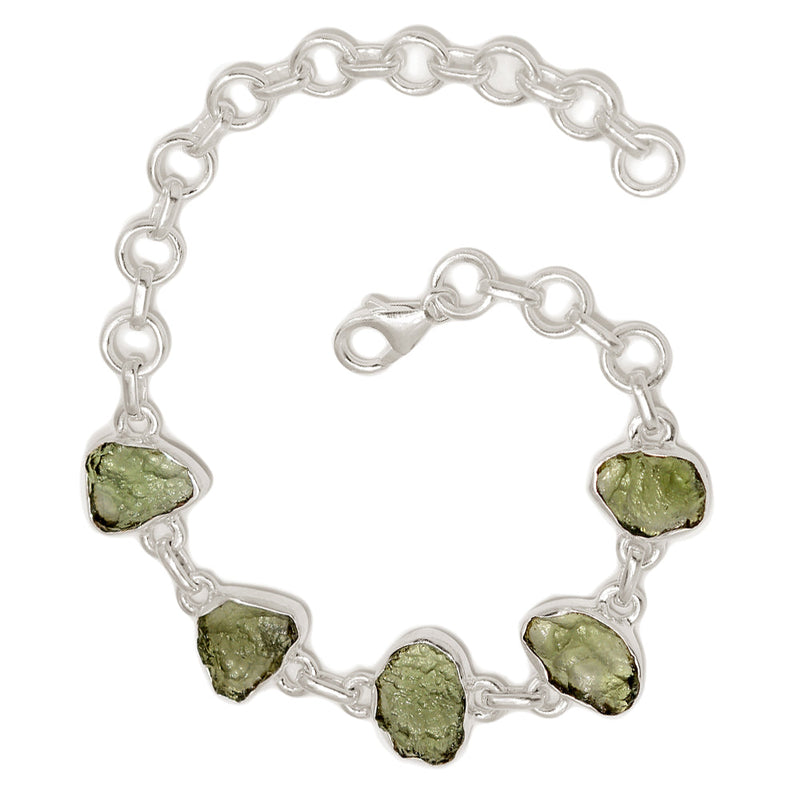8" Moldavite Bracelets - MLDB75