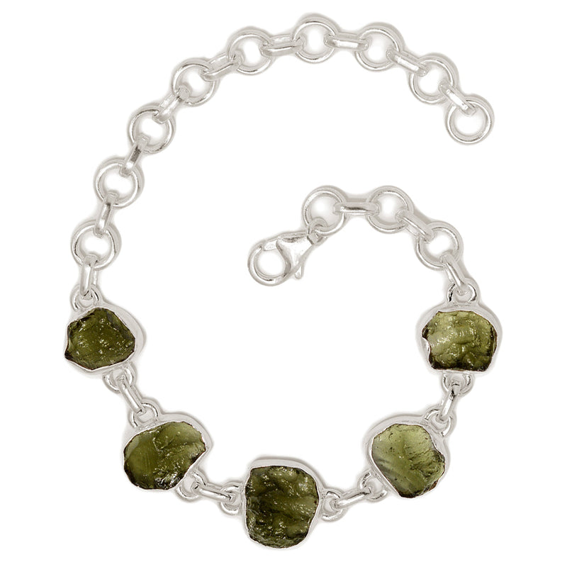 8" Moldavite Bracelets - MLDB76
