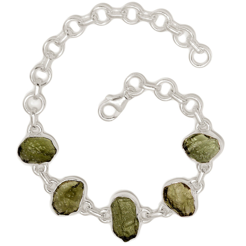 7.8" Moldavite Bracelets - MLDB77