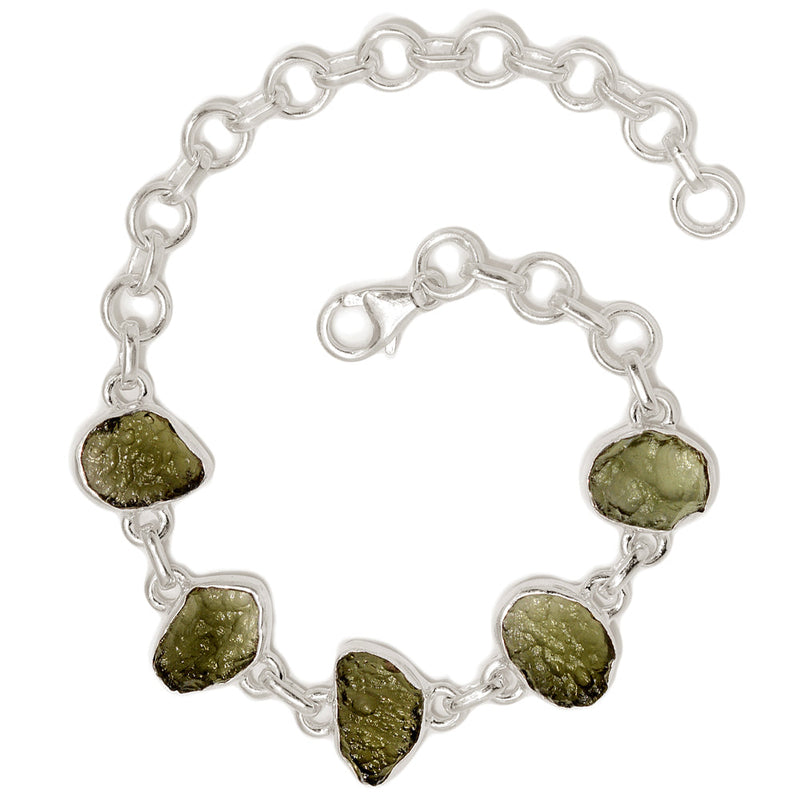 8" Moldavite Bracelets - MLDB78