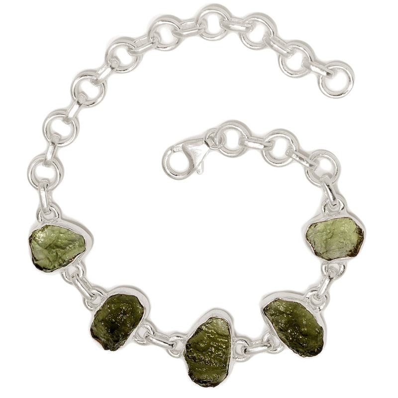 7.8" Moldavite Bracelets - MLDB79