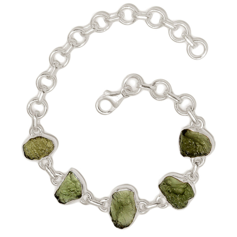 7.8" Moldavite Bracelets - MLDB80