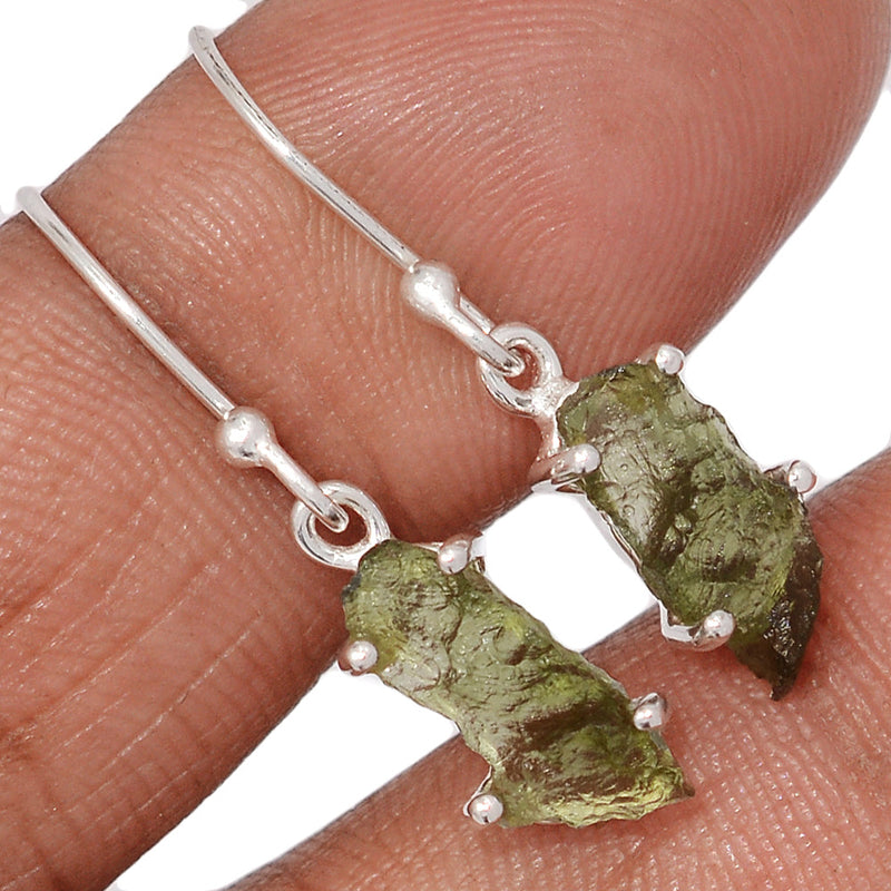 1.1" Moldavite Earrings - MLDE278