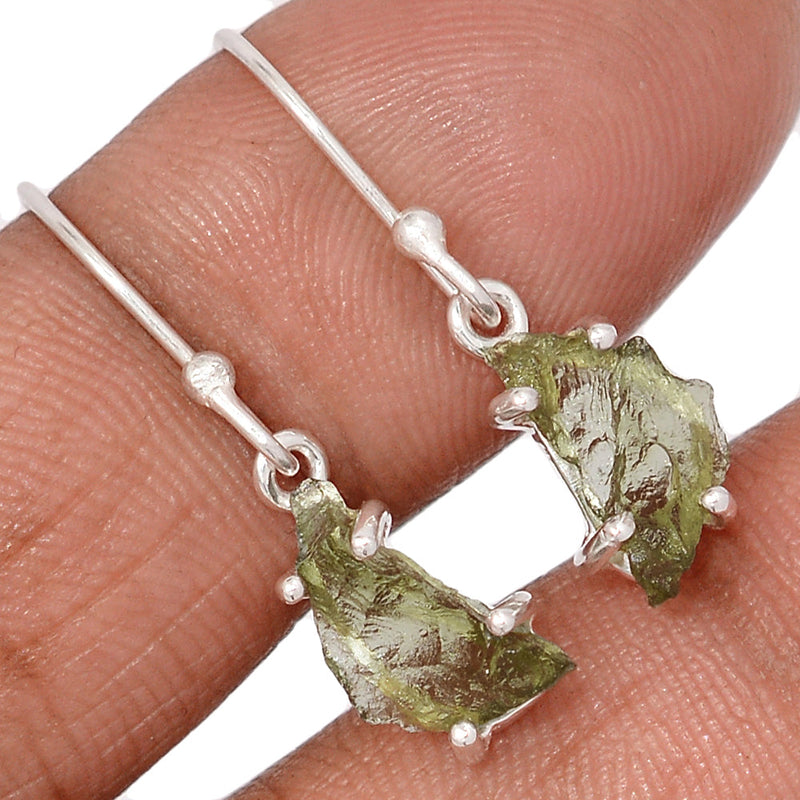 1.1" Moldavite Earrings - MLDE279