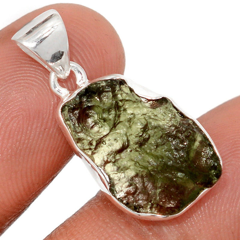 1.1" Moldavite Pendants - MLDP663