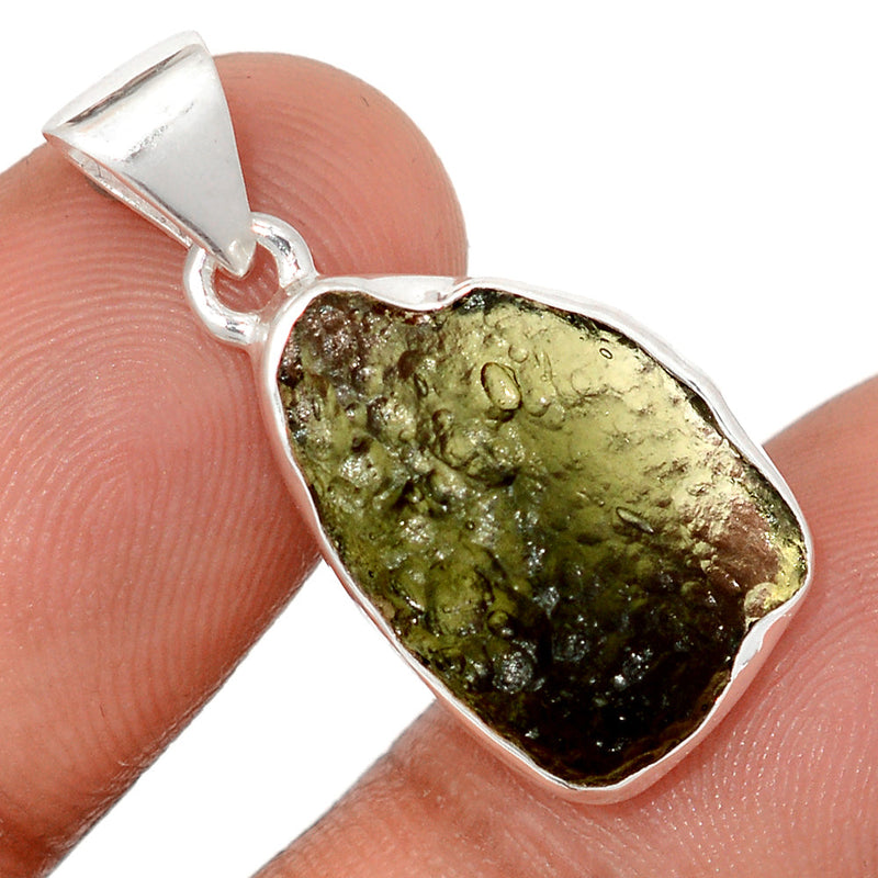 1.1" Moldavite Pendants - MLDP668