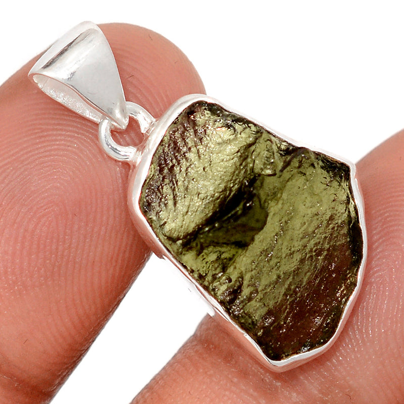 1.1" Moldavite Pendants - MLDP672
